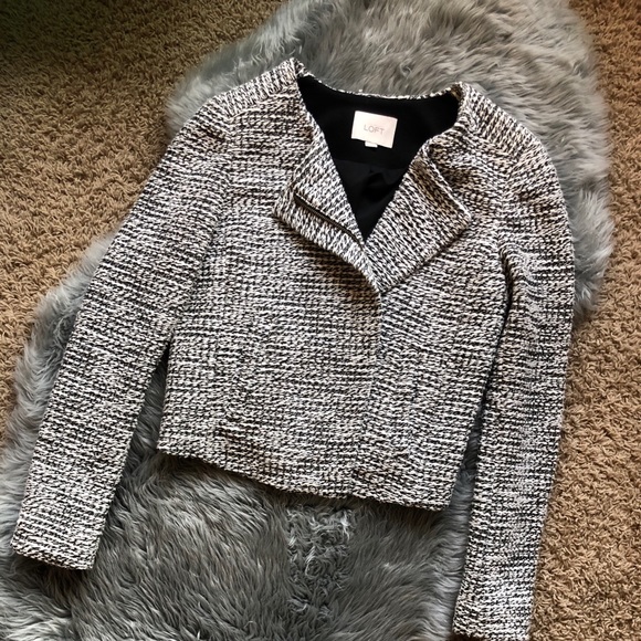 LOFT Jackets & Blazers - Black and White Blazer